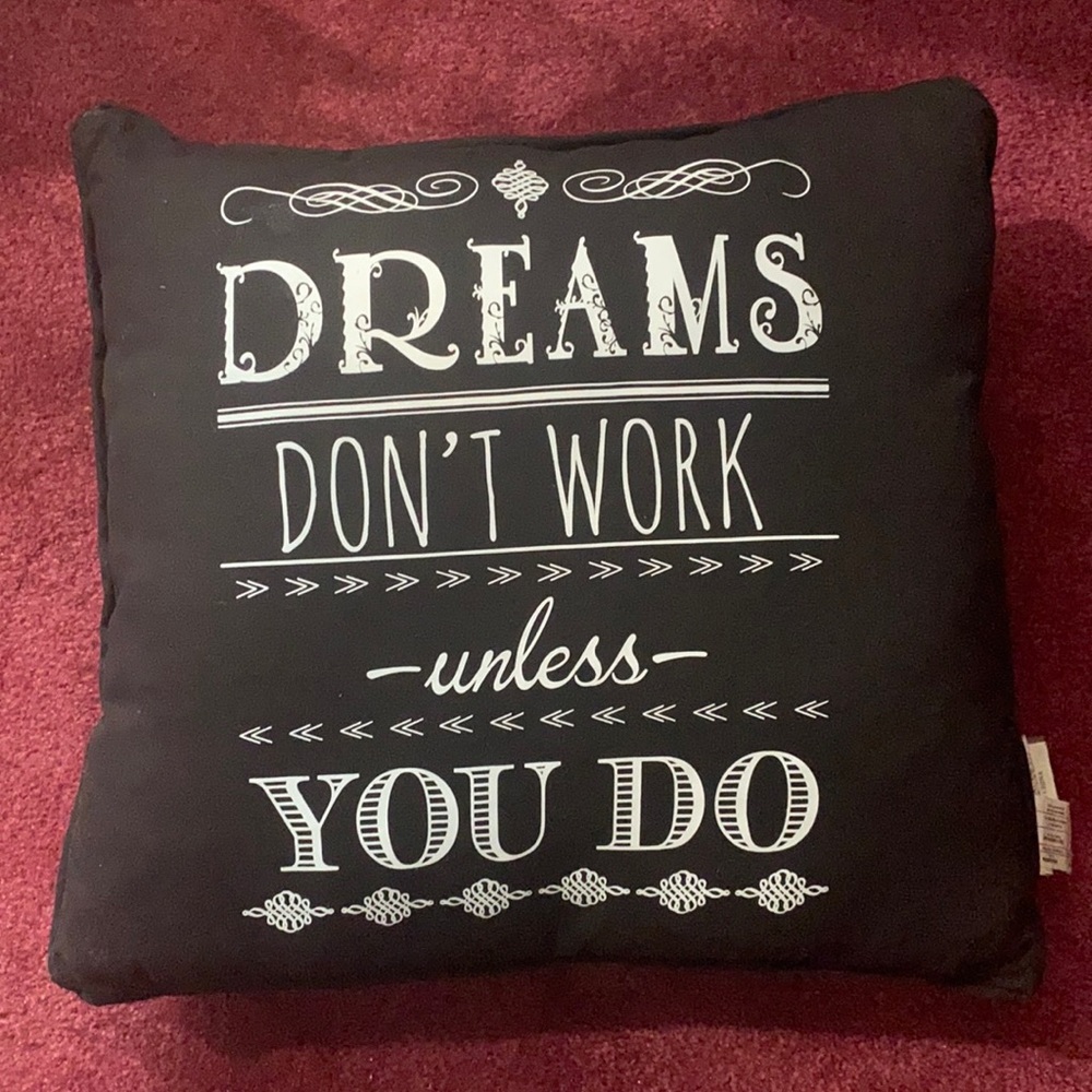 Inspirational Quote Throw Pillow
